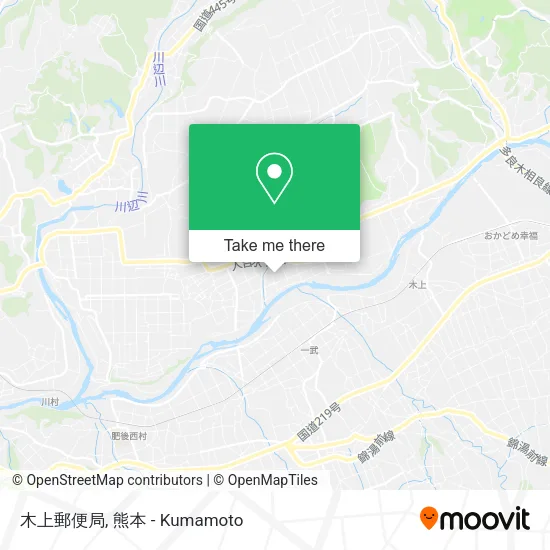 木上郵便局 map
