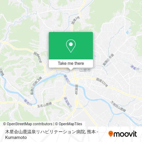 木星会山鹿温泉リハビリテーション病院 map