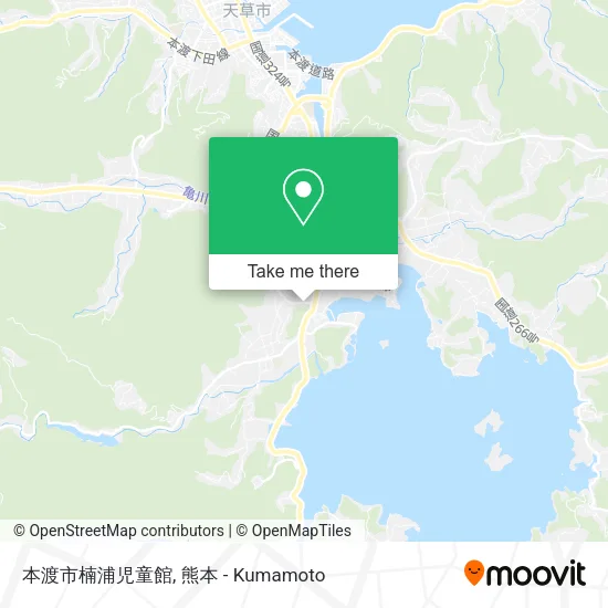 本渡市楠浦児童館 map