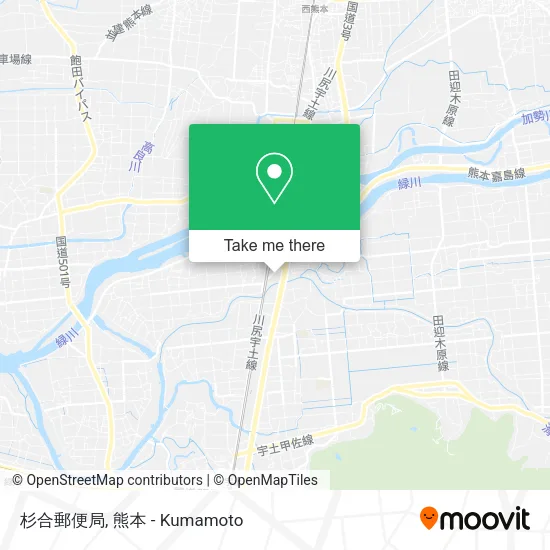 杉合郵便局 map