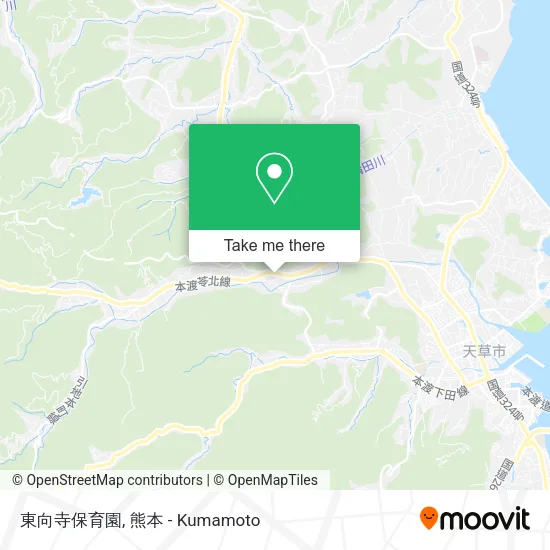 東向寺保育園 map