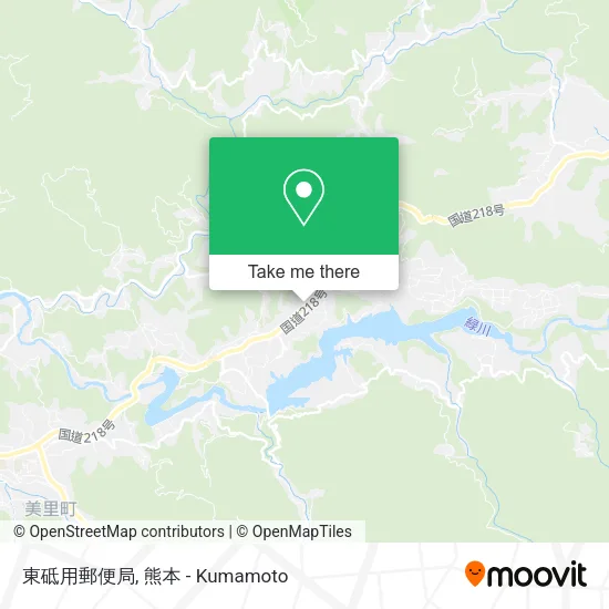 東砥用郵便局 map