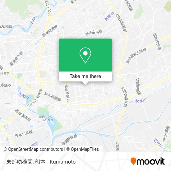 東部幼稚園 map