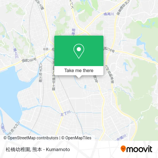 松橋幼稚園 map