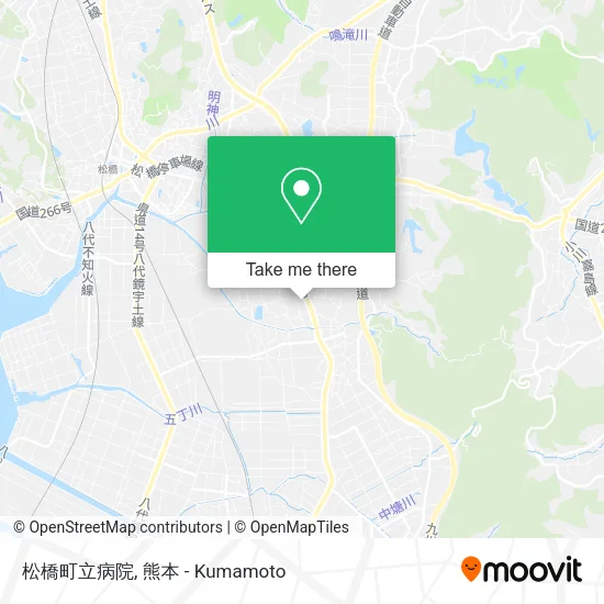 松橋町立病院 map