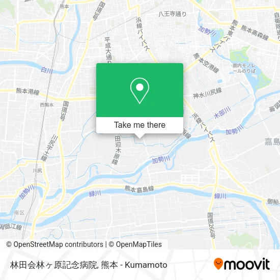 林田会林ヶ原記念病院 map