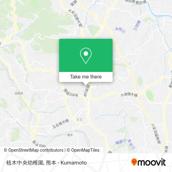 植木中央幼稚園 map