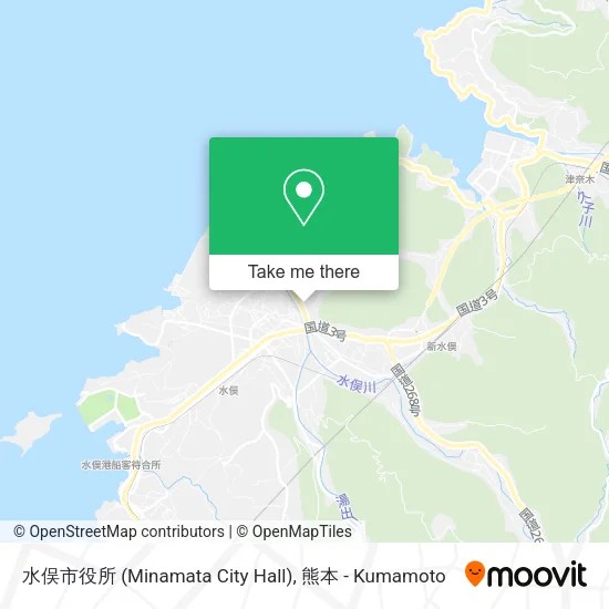 水俣市役所 (Minamata City Hall) map