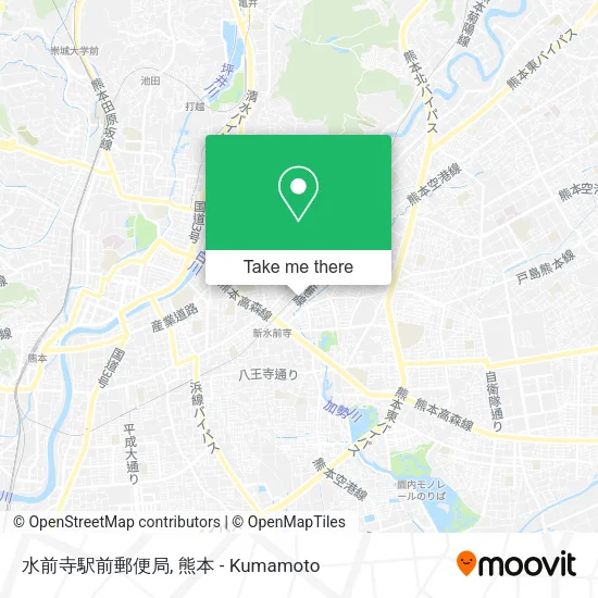 水前寺駅前郵便局 map