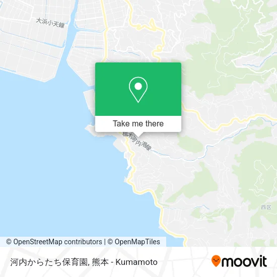 河内からたち保育園 map