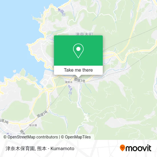 津奈木保育園 map