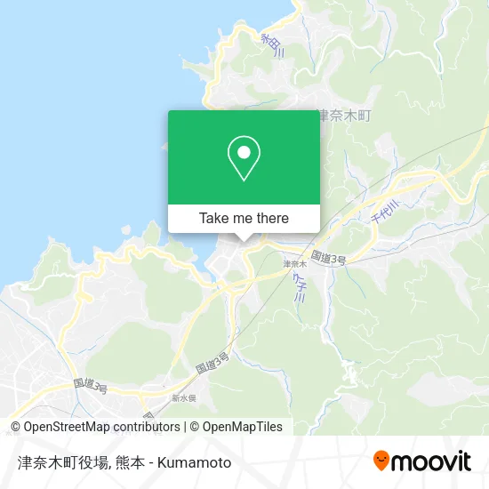 津奈木町役場 map