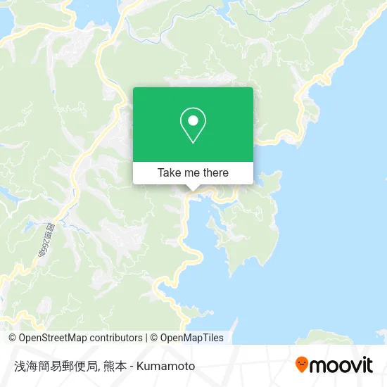 浅海簡易郵便局 map