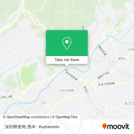 深田郵便局 map