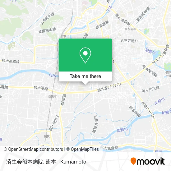 済生会熊本病院 map