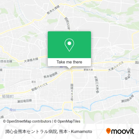 潤心会熊本セントラル病院 map