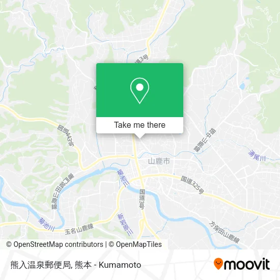 熊入温泉郵便局 map