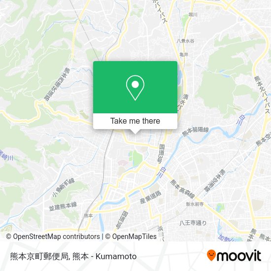 熊本京町郵便局 map