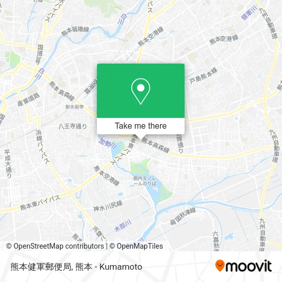 熊本健軍郵便局 map