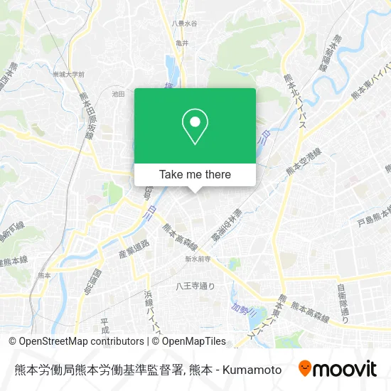 熊本労働局熊本労働基準監督署 map