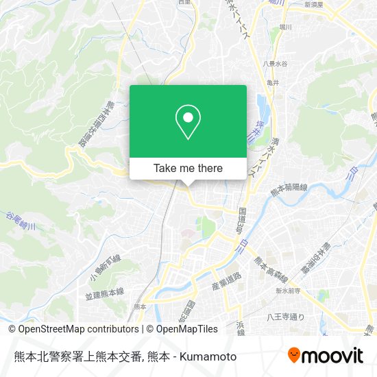 熊本北警察署上熊本交番 map