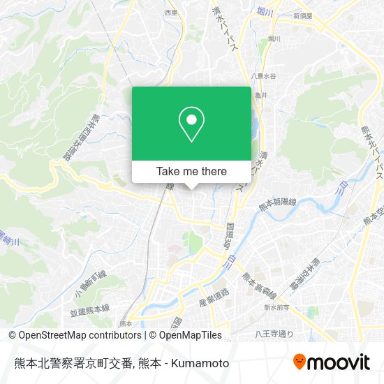 熊本北警察署京町交番 map