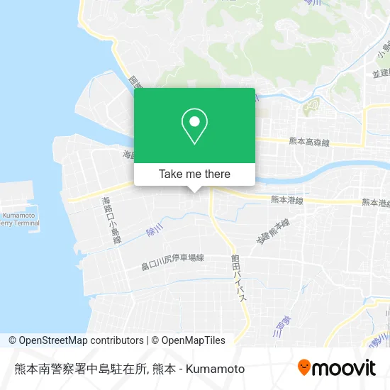 熊本南警察署中島駐在所 map