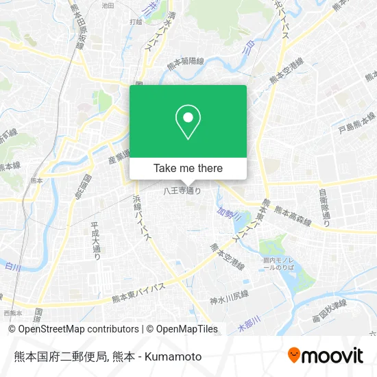 熊本国府二郵便局 map