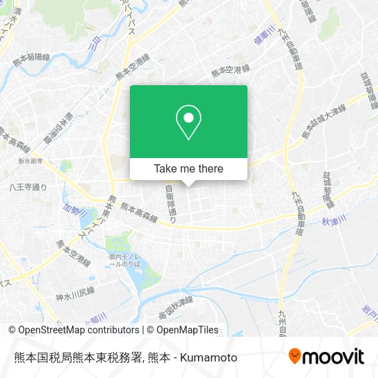熊本国税局熊本東税務署 map