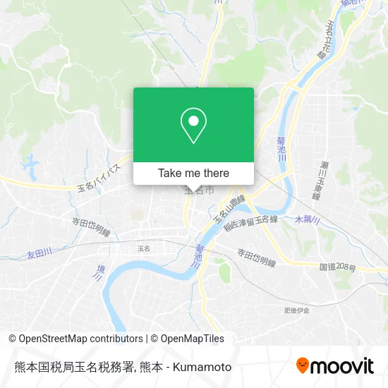 熊本国税局玉名税務署 map