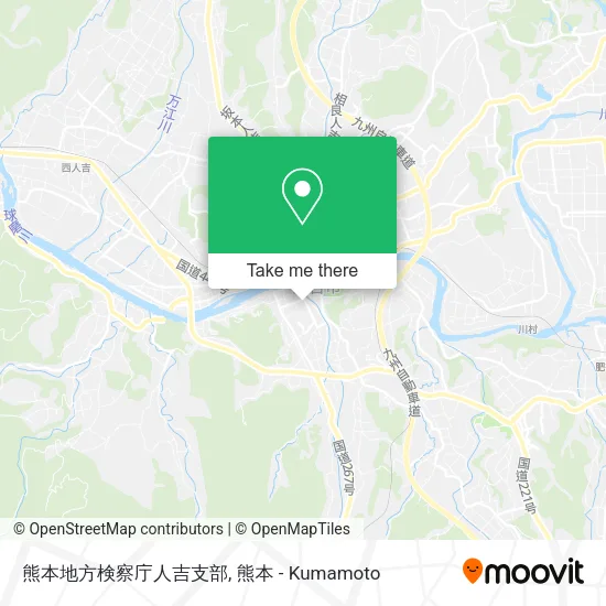 熊本地方検察庁人吉支部 map