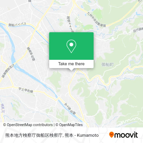 熊本地方検察庁御船区検察庁 map