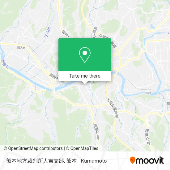 熊本地方裁判所人吉支部 map