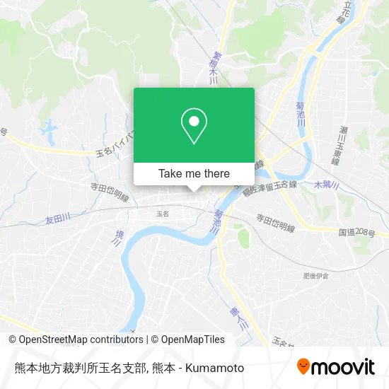 熊本地方裁判所玉名支部 map
