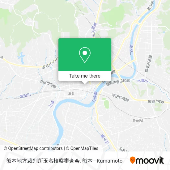 熊本地方裁判所玉名検察審査会 map