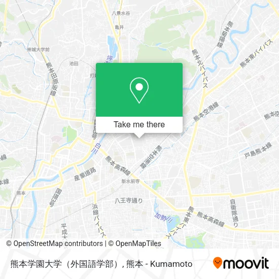 熊本学園大学（外国語学部） map