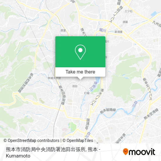 熊本市消防局中央消防署池田出張所 map