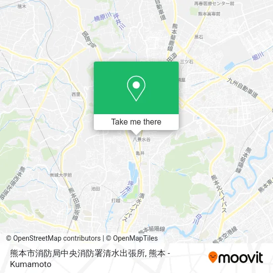 熊本市消防局中央消防署清水出張所 map