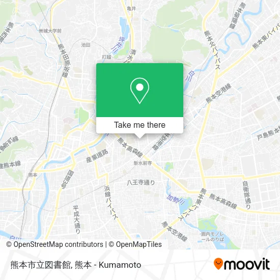 熊本市立図書館 map