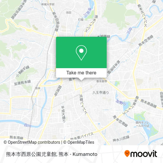 熊本市西原公園児童館 map