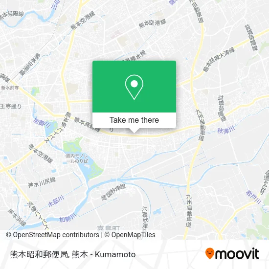 熊本昭和郵便局 map