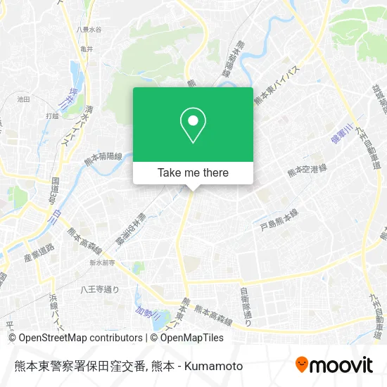 熊本東警察署保田窪交番 map
