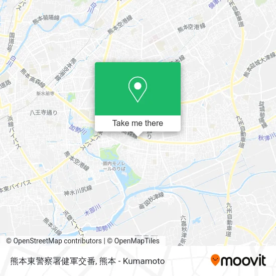 熊本東警察署健軍交番 map