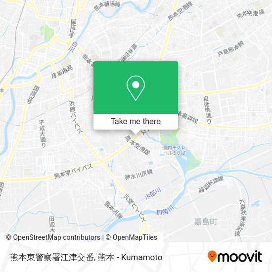 熊本東警察署江津交番 map
