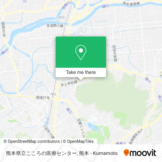 熊本県立こころの医療センター map