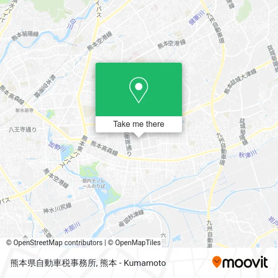 熊本県自動車税事務所 map