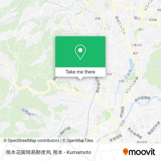 熊本花園簡易郵便局 map
