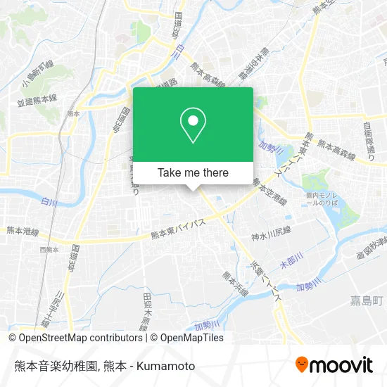 熊本音楽幼稚園 map