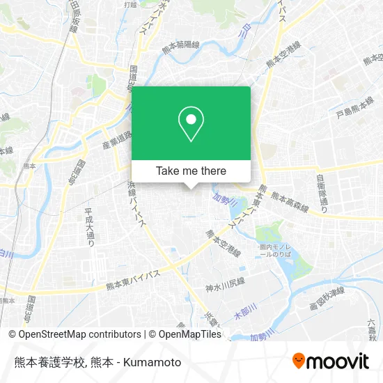 熊本養護学校 map