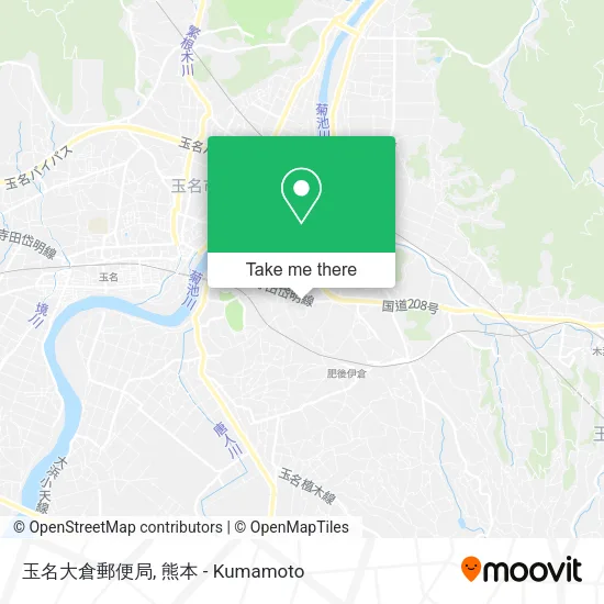 玉名大倉郵便局 map